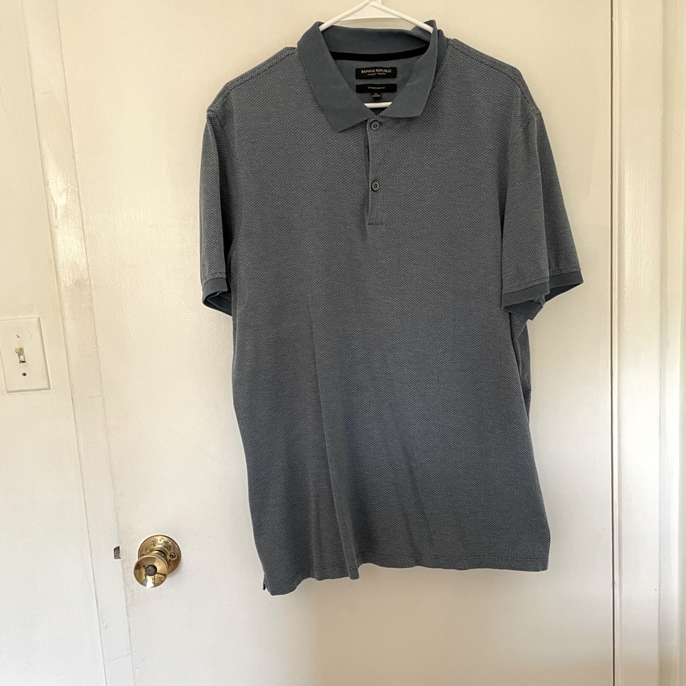 Banana Republic Luxury Touch Polo Shirt XL Standard Fit